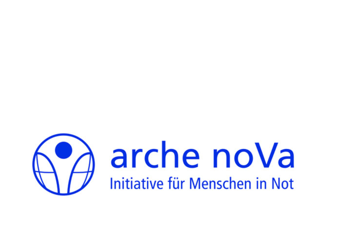 Man sieht das Logo der arche noVa in blau. - Link: Servicestelle BNE - arche noVa e.V. (Dresden, LK Meißen und Nordsachsen)