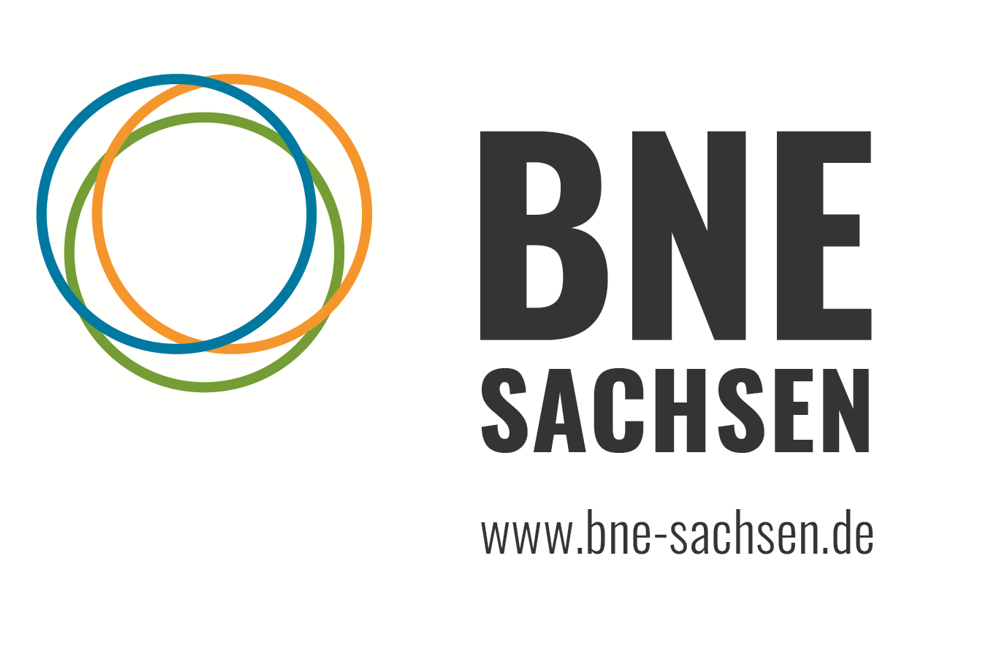 Bildung für nachhaltige Entwicklung (BNE) - Logo quer ohne Rand