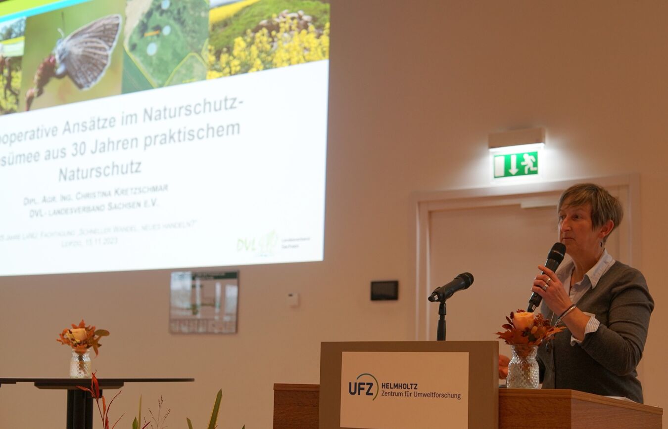 Christina Kretzschmar vom DVL resümiert 30 Jahre praktischen Naturschutz