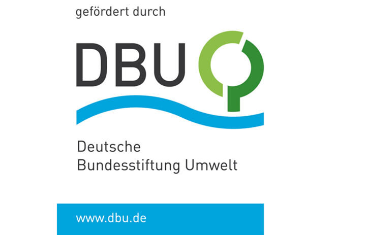 Das Logo der DBU  mit dem Schriftzug "Deutsche Bundesstiftung Umwelt".