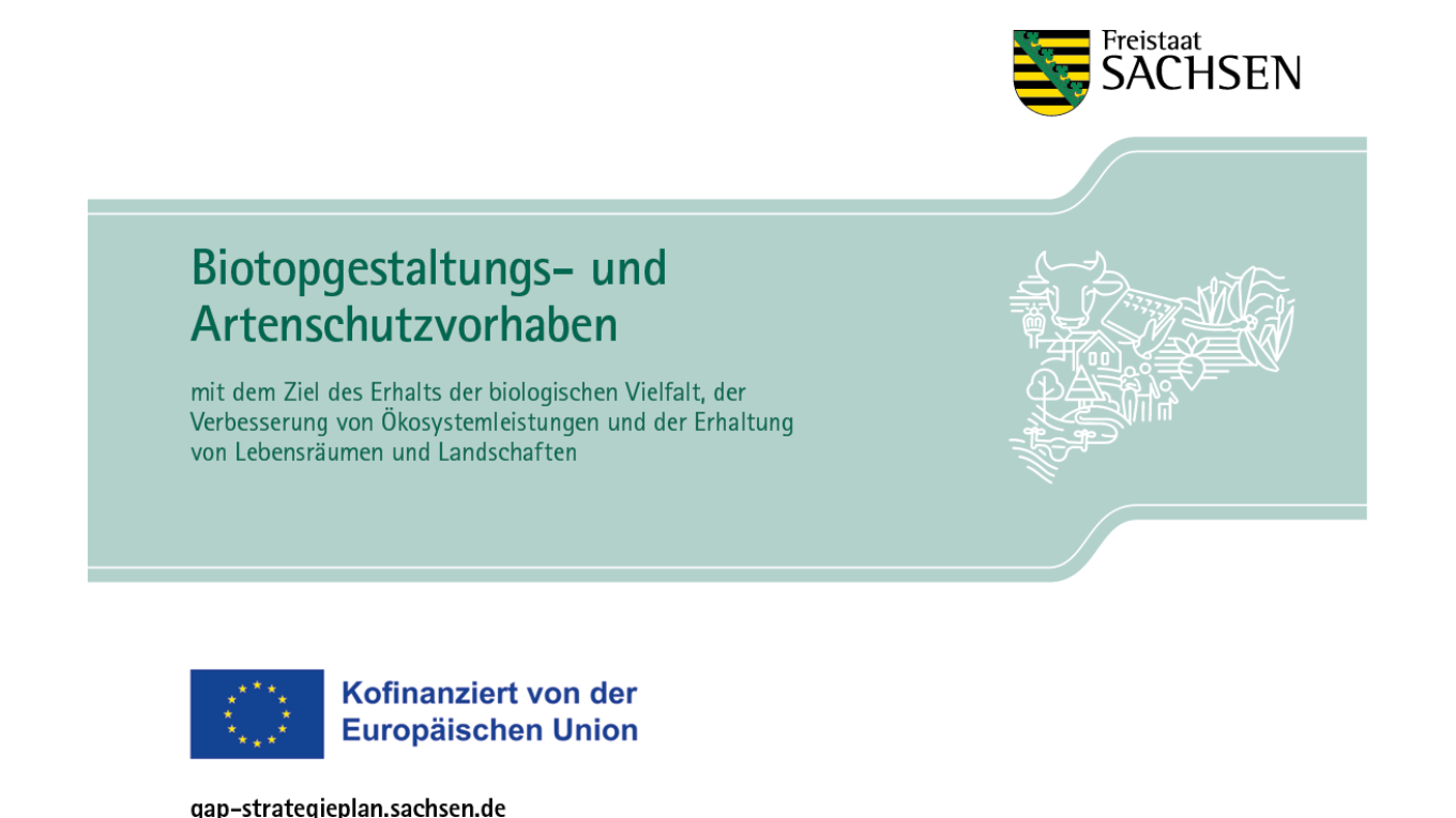 Förderung Natürliches Erbe des Sächsischen Staatsministeriums für Umwelt und Landwirtschaft (FRLNE/2023) im Rahmen der ELER-Förderung der Europäischen Union