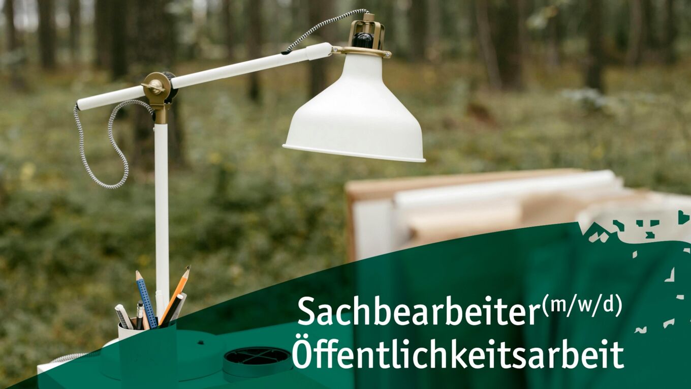Schreibtisch in der Natur