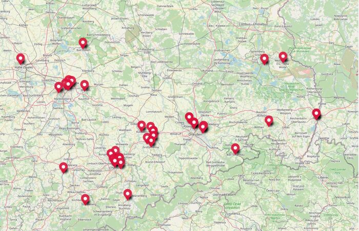 Einsatzstellenübersicht des BFD