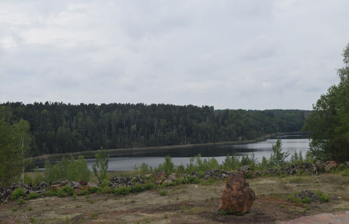Blick auf die ehem. Grube Clara.