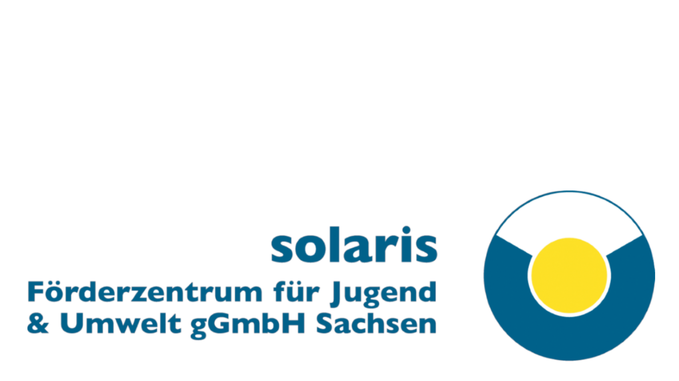 Logo von solaris FZU in blau und gelb