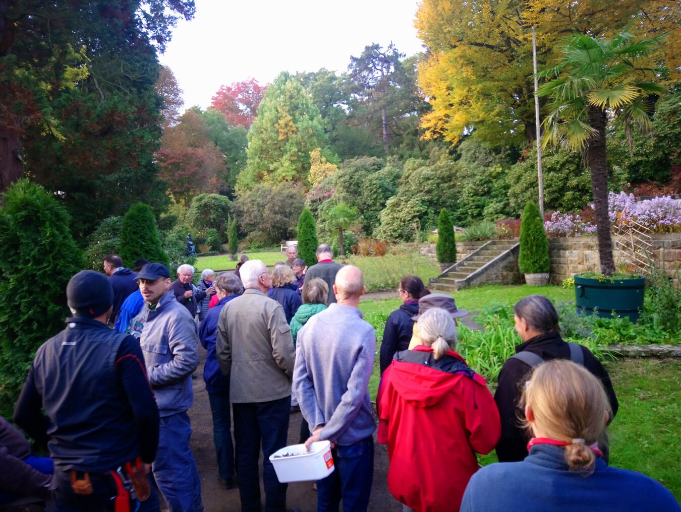 Teilnehmende des Parkseminars Thürmsdorf