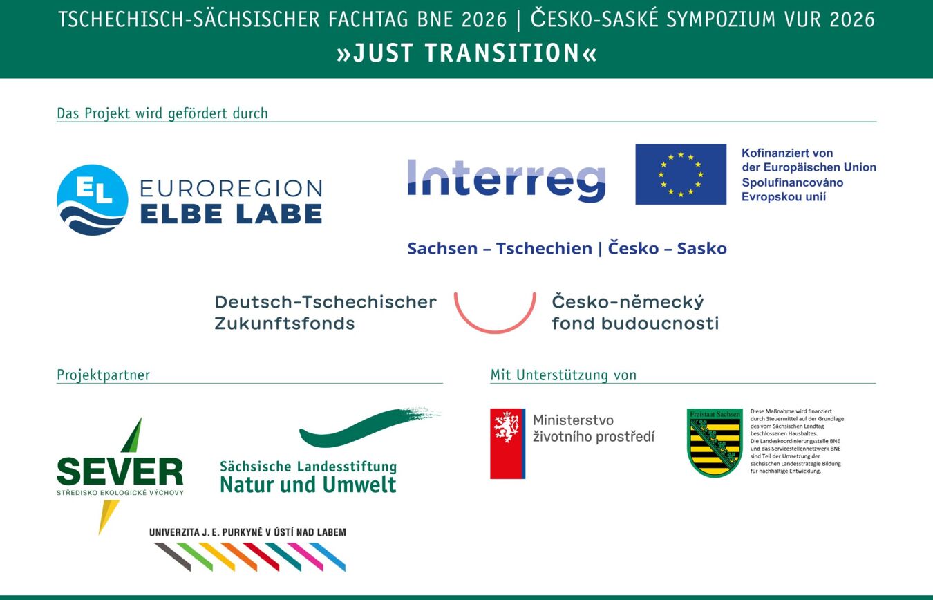 Förderer, Partner und Unterstützer des Deutsch-Tschechischen Fachtags BNE 2026
