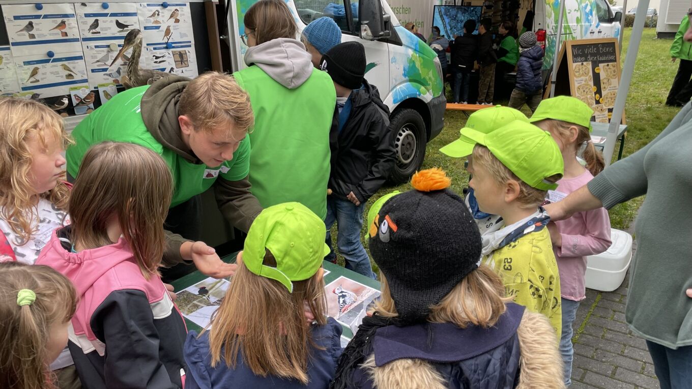 Umweltmobile zu den Grünen Kindertagen im Einsatz