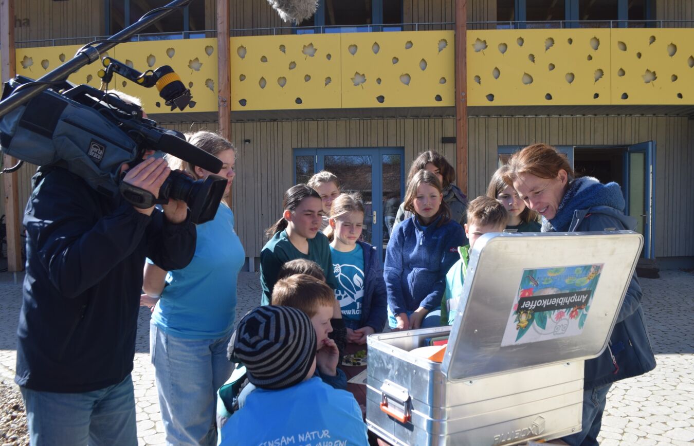 MDR Sachsenspiegel Kamera-Team bei der Arbeit