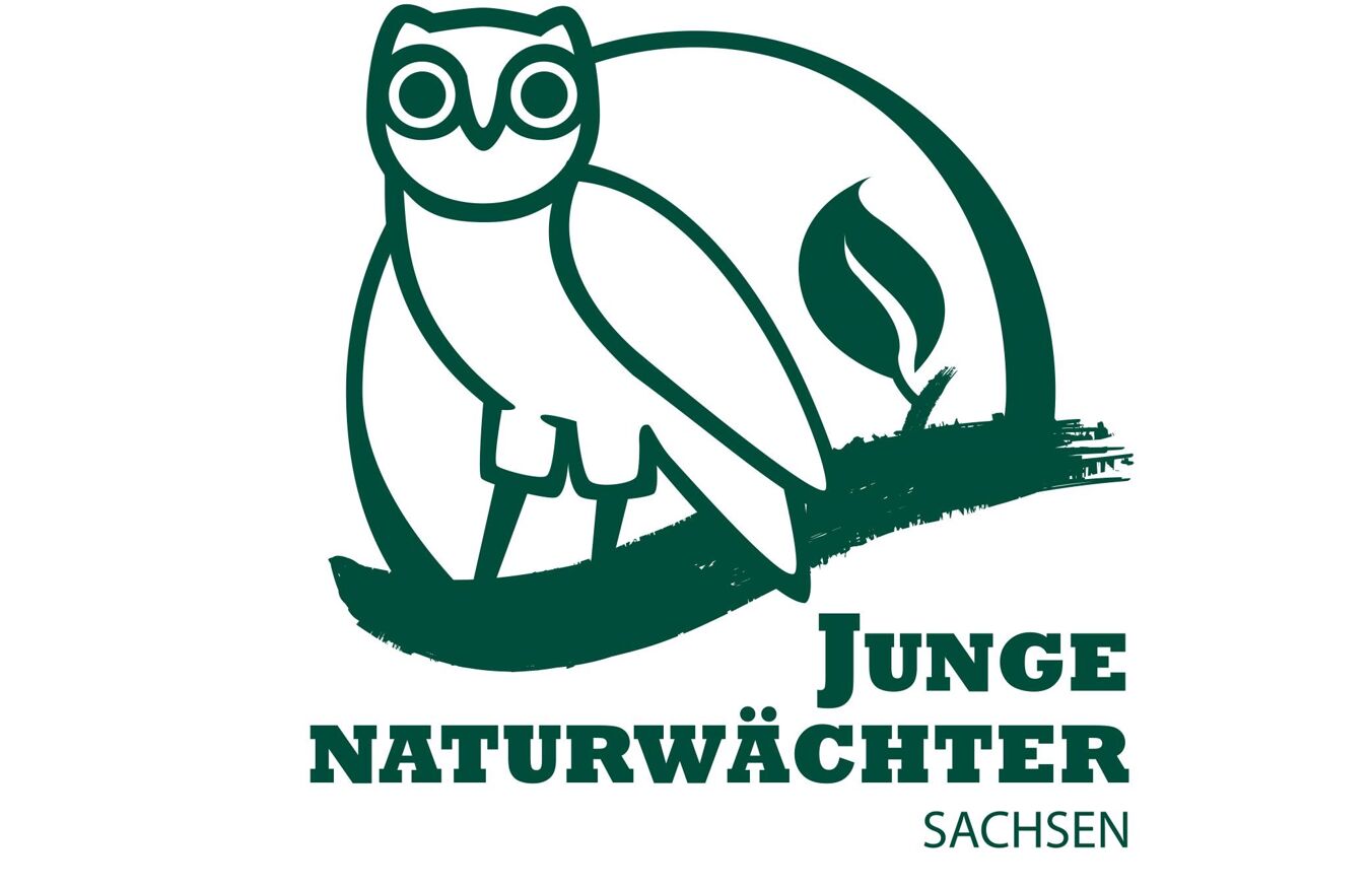 Logo der Jungen Naturwächter. Eine Grüne Eule.