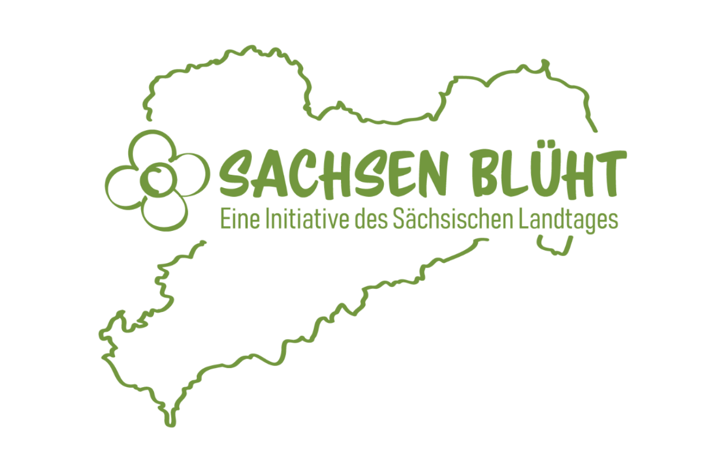 Logo Sachsen blüht