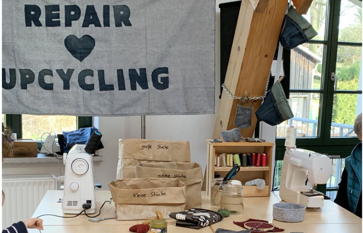 Material für das Kleiderupcycling