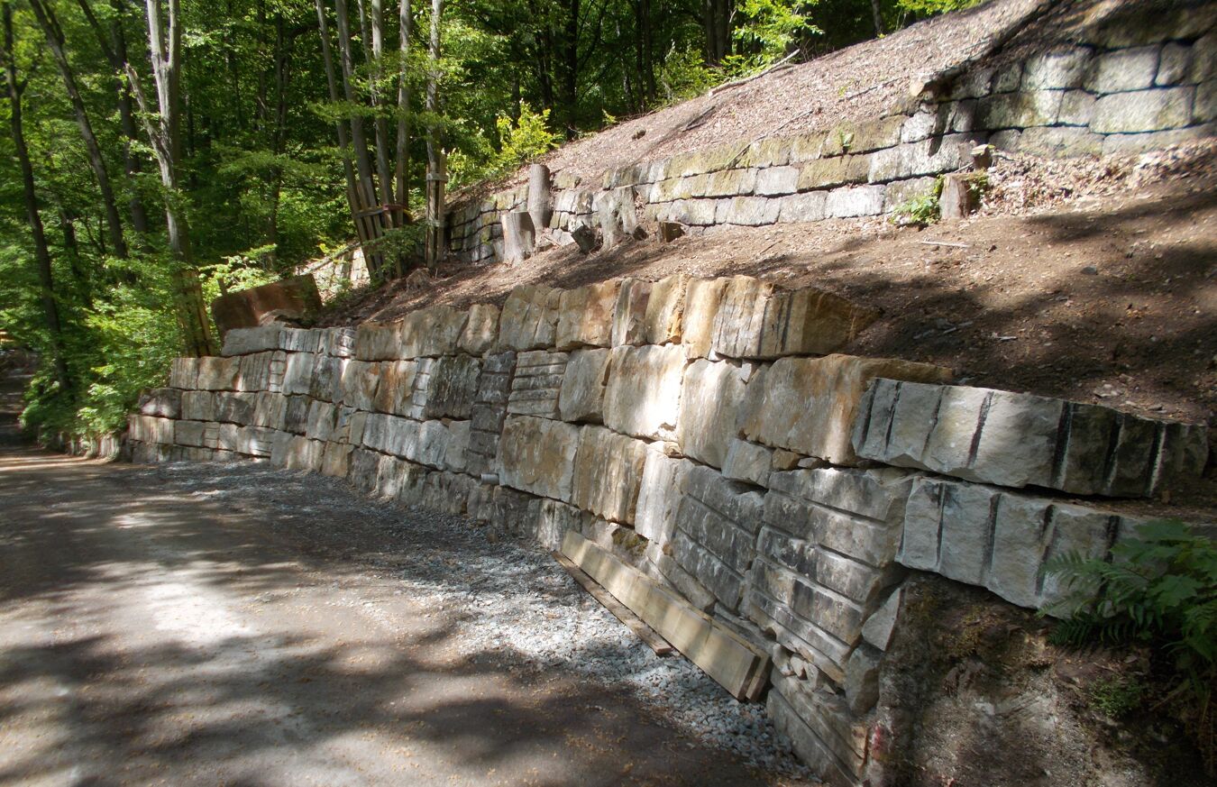 Trockenmauer Prossen